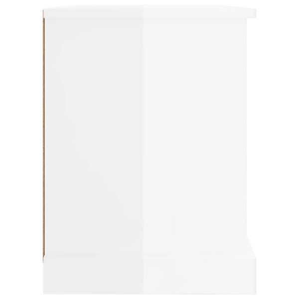 Hochglanz TV-Schrank Weiß, 73 cm