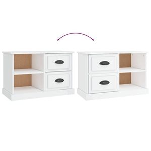 Hochglanz TV-Schrank Weiß, 73 cm