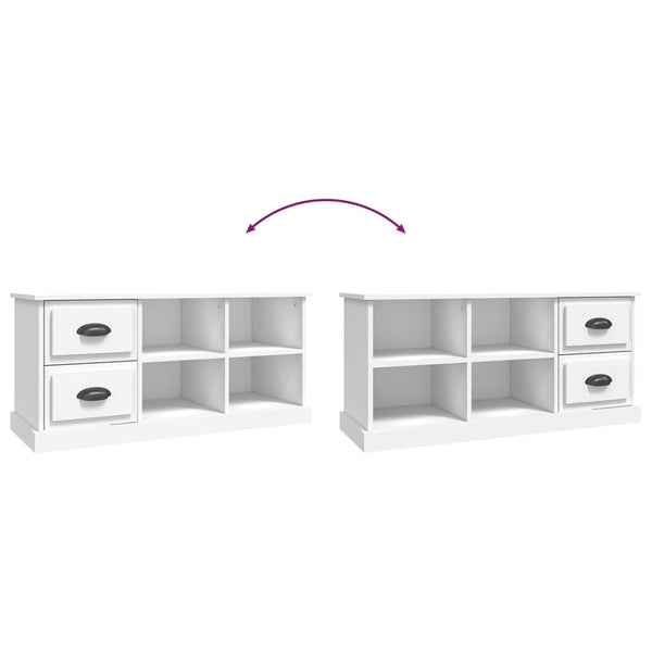 Weißer TV-Schrank 102 cm