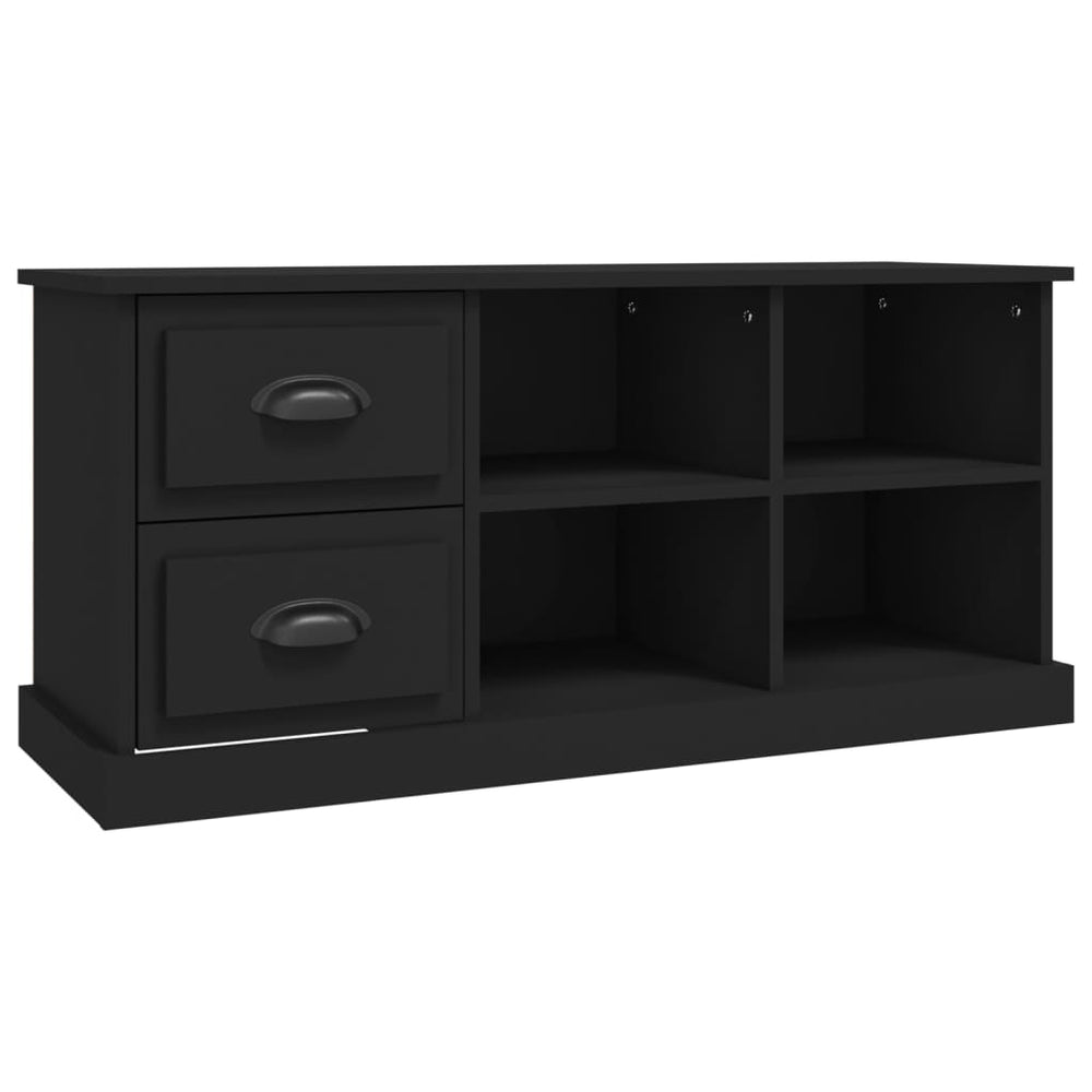 Schwarzer TV-Schrank 102 cm