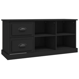 Schwarzer TV-Schrank 102 cm