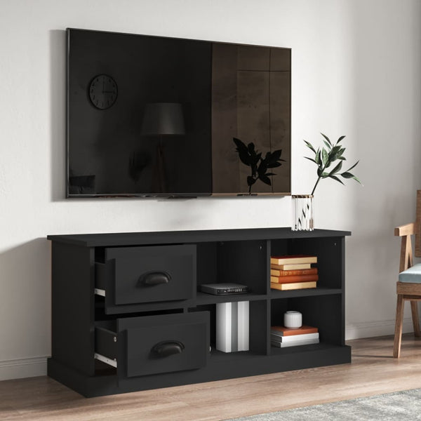 Schwarzer TV-Schrank 102 cm