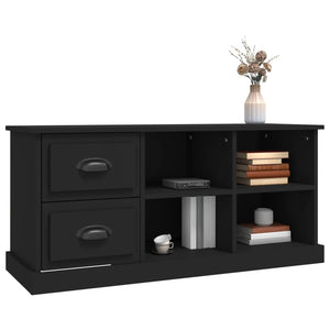 Schwarzer TV-Schrank 102 cm