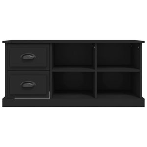 Schwarzer TV-Schrank 102 cm