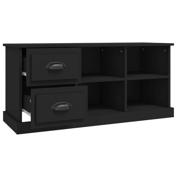 Schwarzer TV-Schrank 102 cm