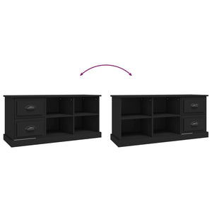 Schwarzer TV-Schrank 102 cm
