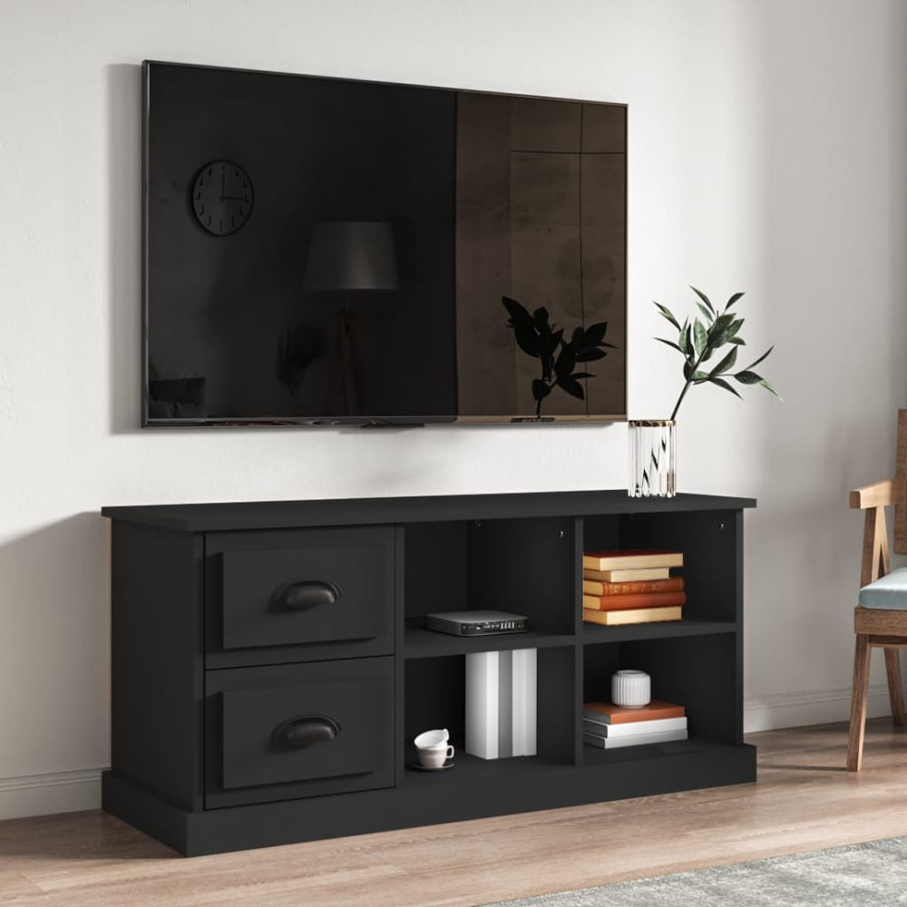 Schwarzer TV-Schrank 102 cm