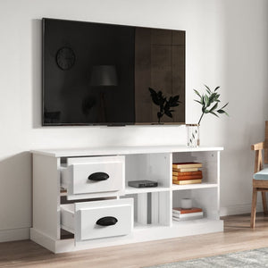 TV-Schrank Hochglanz Weiß 102 cm