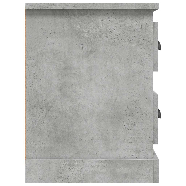 Betongrauer TV-Schrank, 102 cm