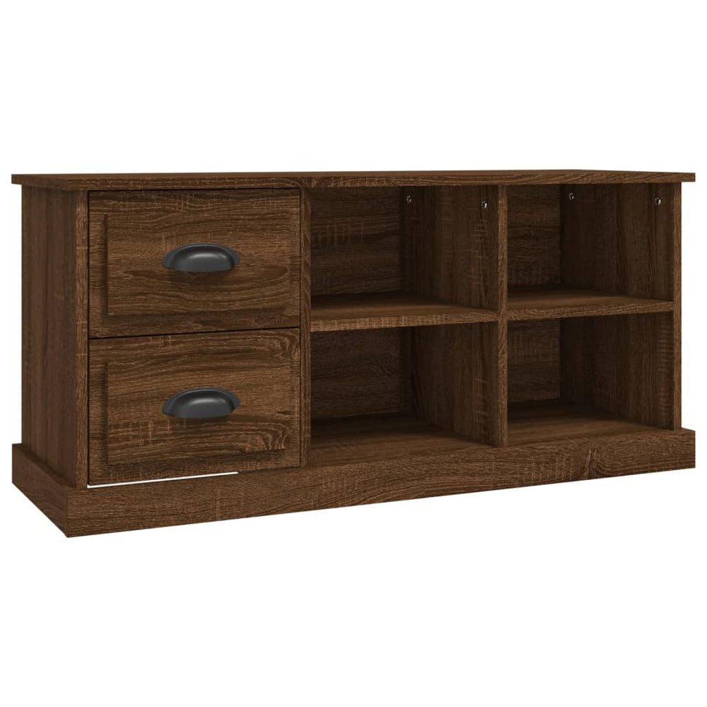 TV-Schrank Braun Eichenoptik 102 cm
