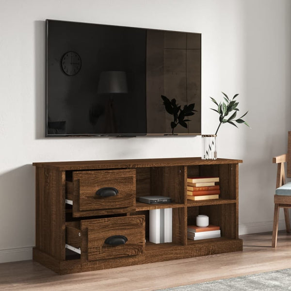 TV-Schrank Braun Eichenoptik 102 cm
