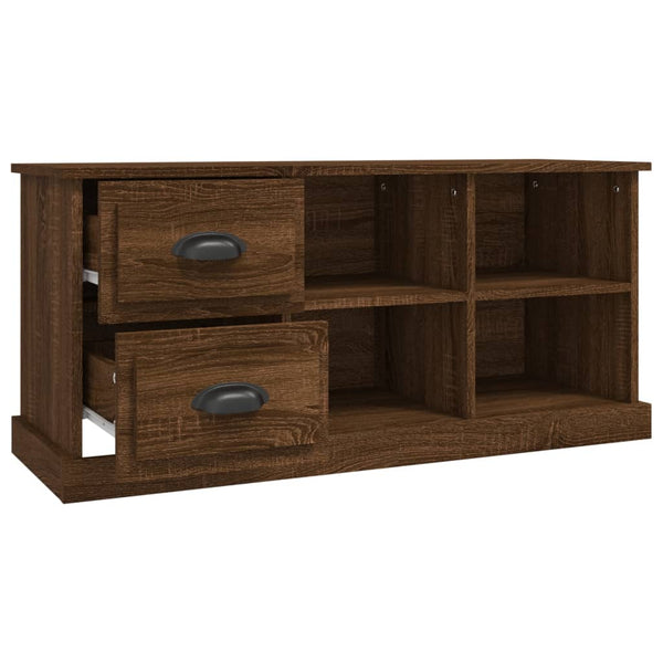 TV-Schrank Braun Eichenoptik 102 cm