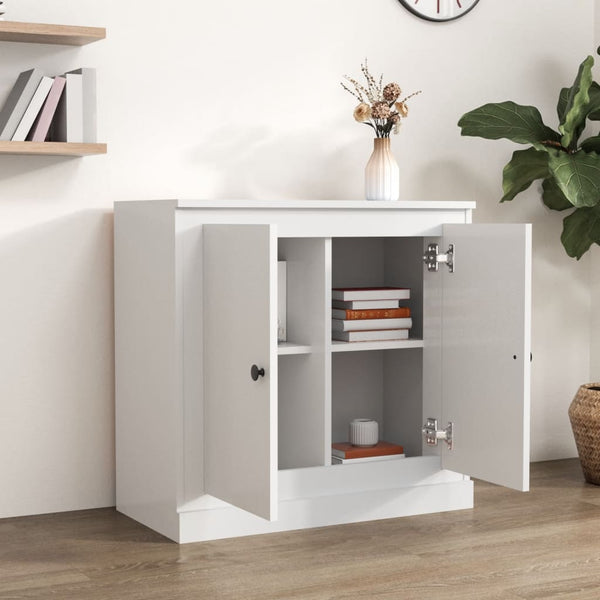 Hochglanz Weißes Sideboard 70 cm