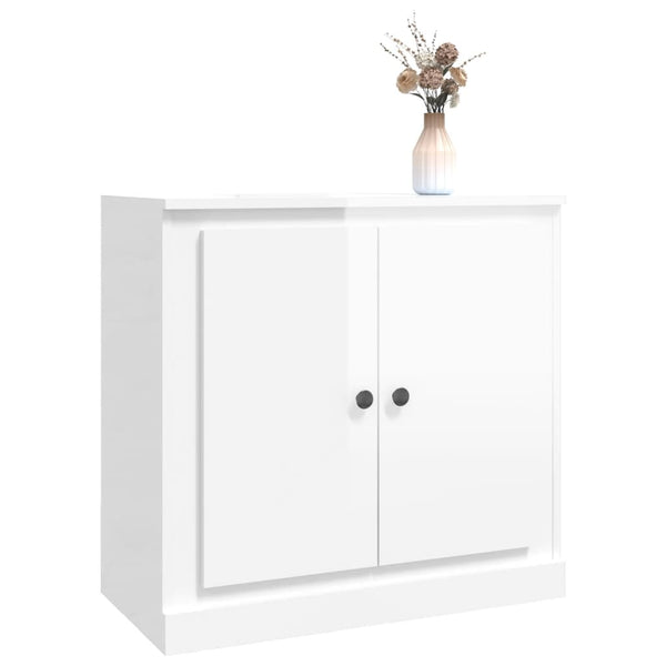 Hochglanz Weißes Sideboard 70 cm