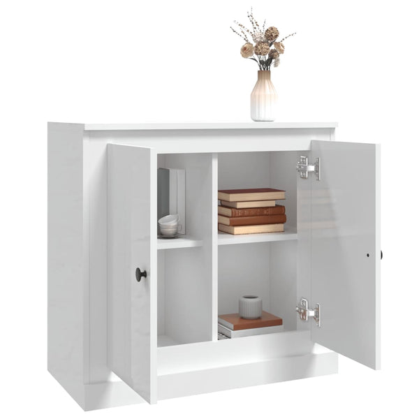 Hochglanz Weißes Sideboard 70 cm
