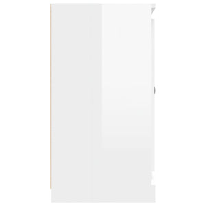 Hochglanz Weißes Sideboard 70 cm