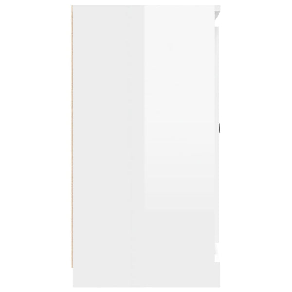 Hochglanz Weißes Sideboard 70 cm