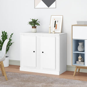 Weiße Sideboards 2er Set, 37,5 cm
