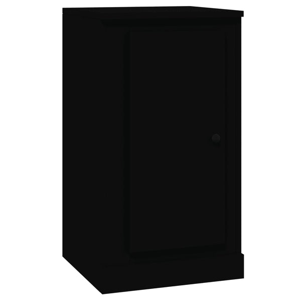 Schwarze Sideboards, 2er Set, 37,5 cm