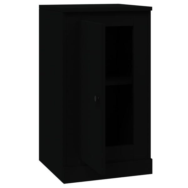 Schwarze Sideboards, 2er Set, 37,5 cm