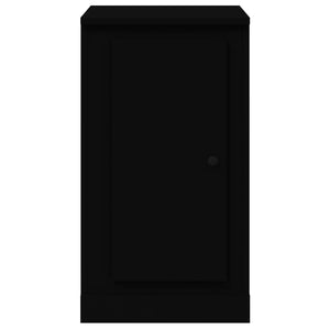 Schwarze Sideboards, 2er Set, 37,5 cm