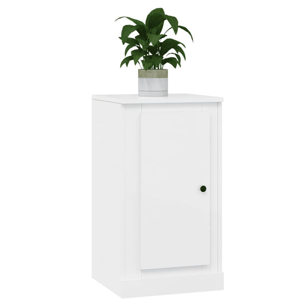 Hochglanz Sideboard Weiß 37,5x67,5 cm