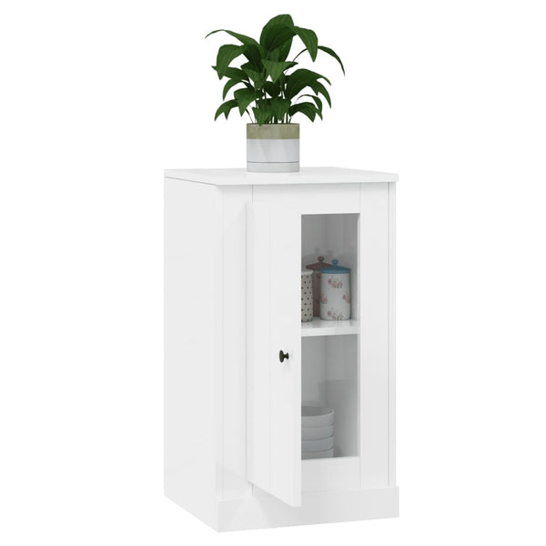 Hochglanz Sideboard Weiß 37,5x67,5 cm