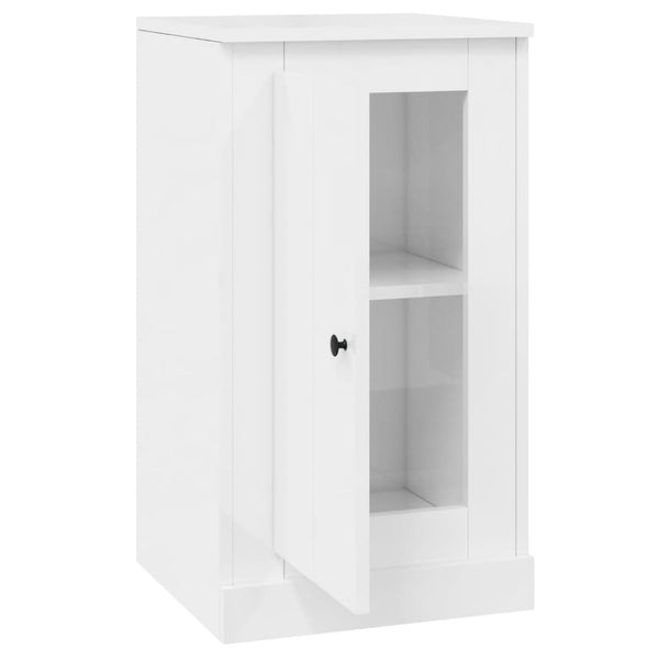 Hochglanz Sideboard Weiß 37,5x67,5 cm