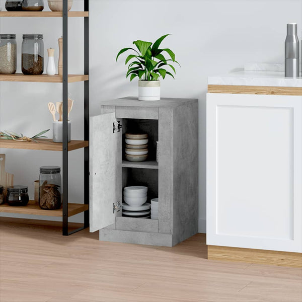 Betongraues Sideboard 37,5x67,5 cm