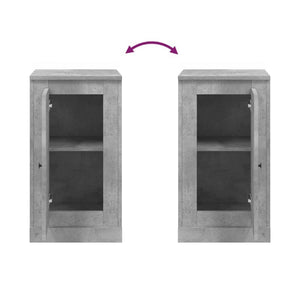 Betongraues Sideboard 37,5x67,5 cm