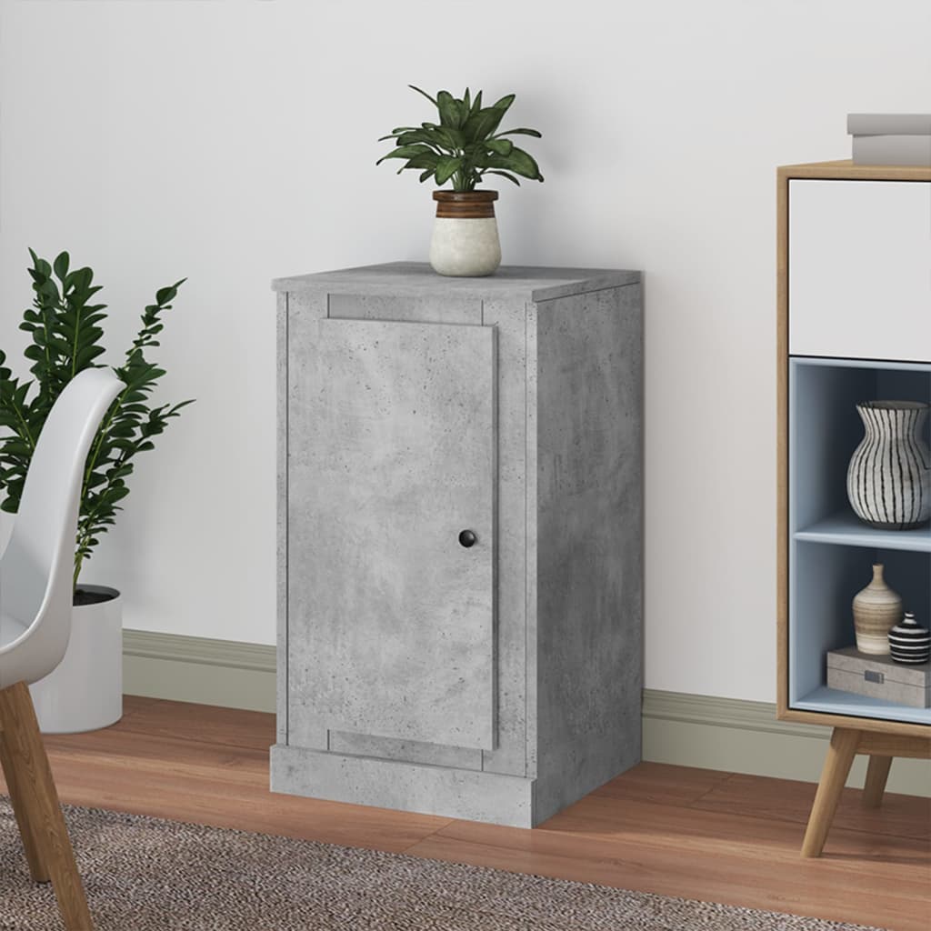 Betongraues Sideboard 37,5x67,5 cm