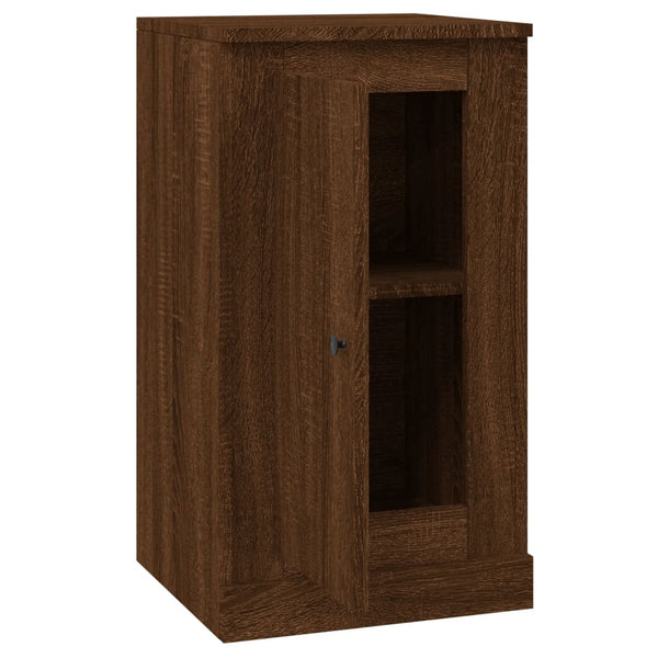 Sideboards 2er-Set Braun Eichenoptik