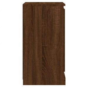 Sideboards 2er-Set Braun Eichenoptik