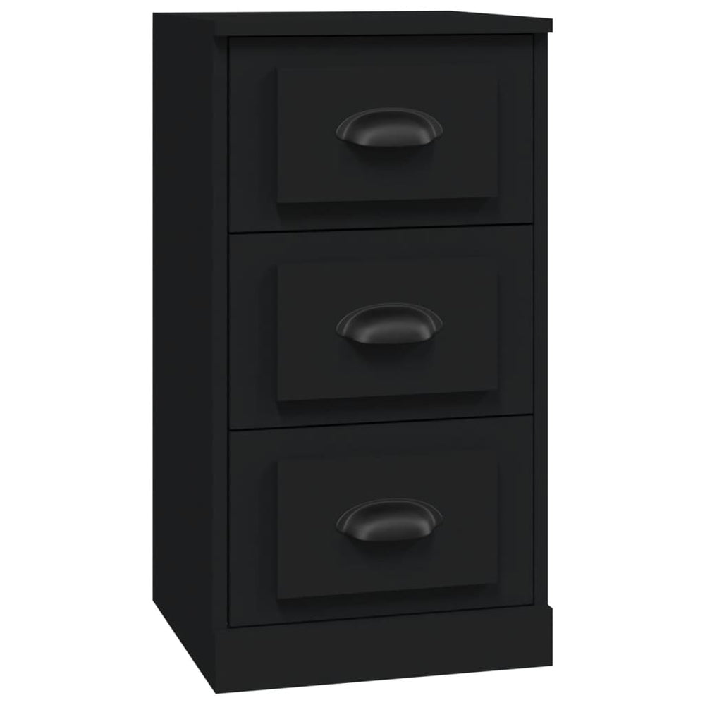 Schwarzes Sideboard 36x35,5x67,5 cm