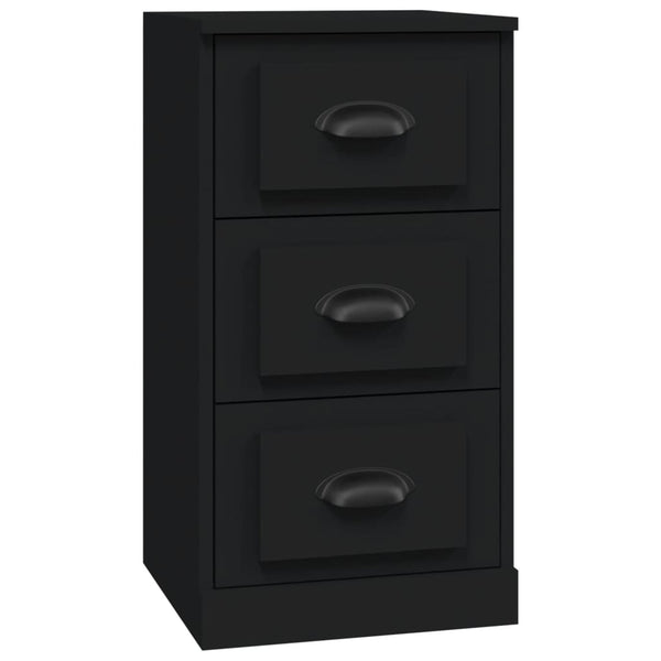 Schwarzes Sideboard 36x35,5x67,5 cm
