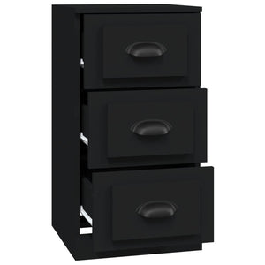 Schwarzes Sideboard 36x35,5x67,5 cm