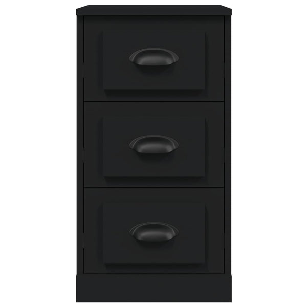 Schwarzes Sideboard 36x35,5x67,5 cm