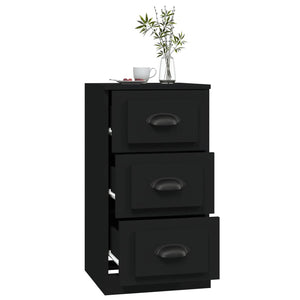 Schwarzes Sideboard 36x35,5x67,5 cm