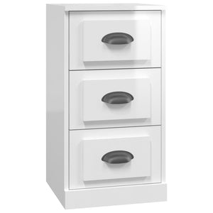 Hochglanz Sideboard Weiß, 67,5 cm
