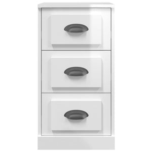 Hochglanz Sideboard Weiß, 67,5 cm