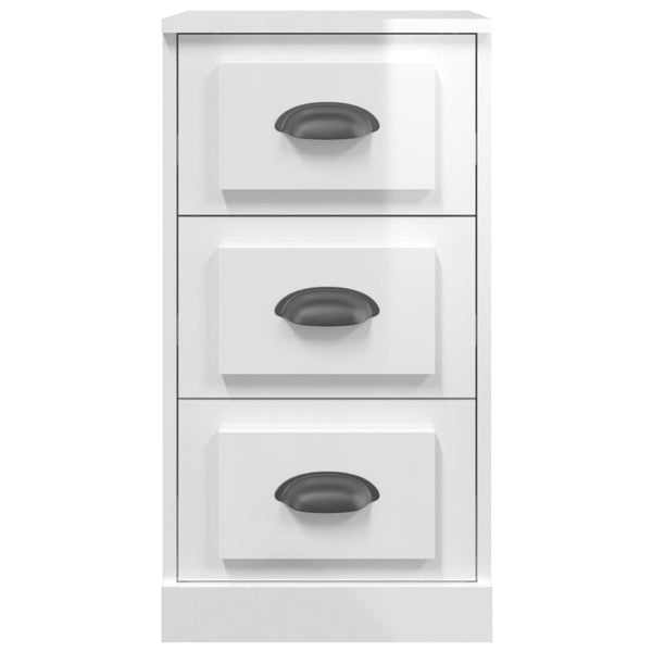 Hochglanz Sideboard Weiß, 67,5 cm