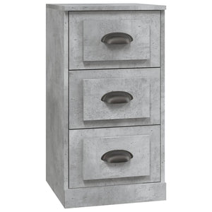 Betongraues Sideboard 36x35,5x67,5 cm