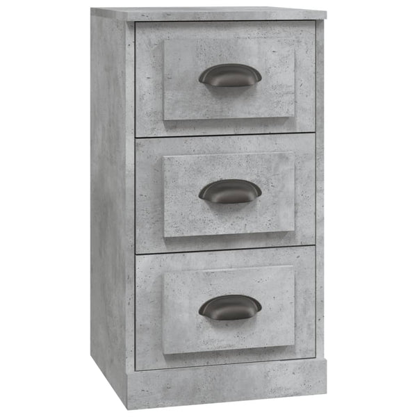 Betongraues Sideboard 36x35,5x67,5 cm