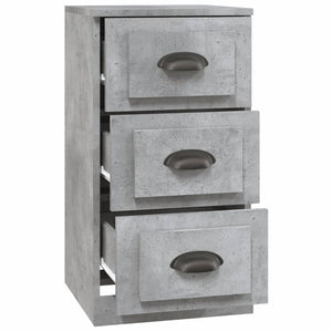 Betongraues Sideboard 36x35,5x67,5 cm
