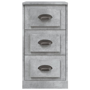 Betongraues Sideboard 36x35,5x67,5 cm