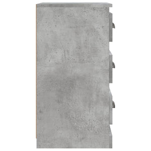 Betongraues Sideboard 36x35,5x67,5 cm