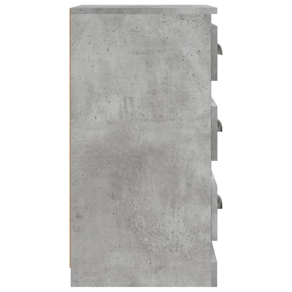Betongraues Sideboard 36x35,5x67,5 cm