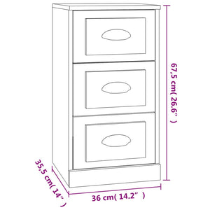 Sideboard Grau Sonoma 36x35,5x67,5 cm