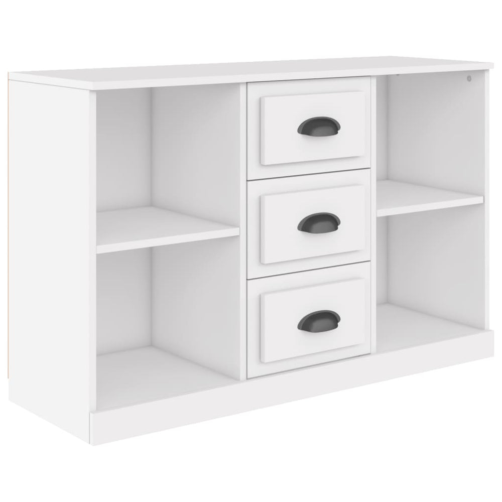 vidaXL Sideboard White 104.5x35.5x67.5 cm Engineered Wood
