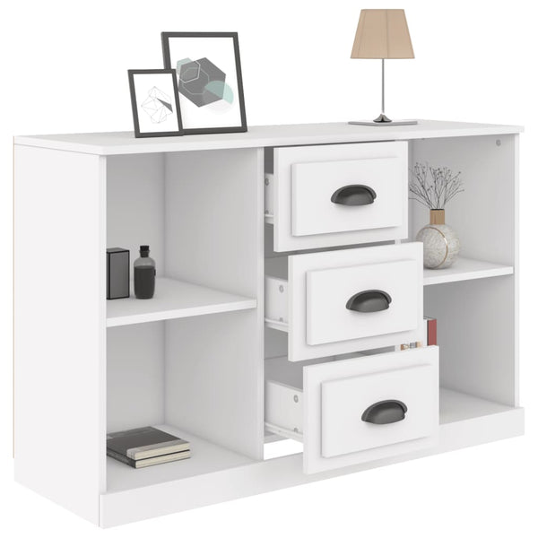 Weißes Sideboard 104,5 cm Holzwerkstoff